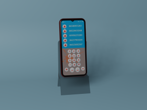 Mobile phone Model 3D