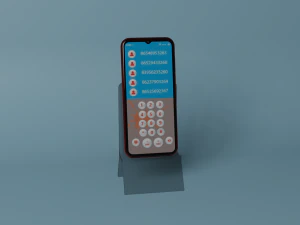 Mobile phone 3D Model