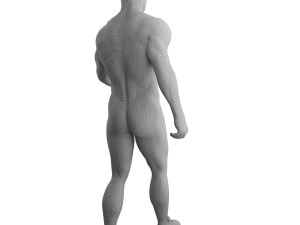 Athlete Man animated 3D Model