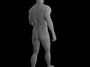 Athlete Man animated 3D Model