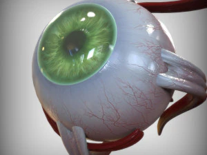 Green Eye 3D Model