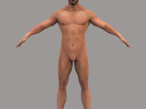 Rigged Male Modelo 3D
