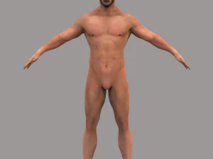 Rigged Male 3D Model