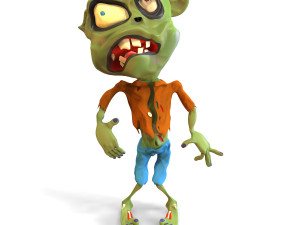 Drunk Zombie 3D Model