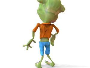 Zombi Mabuk Model 3D