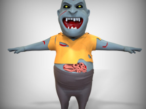 Fatso Zombie 3D Model