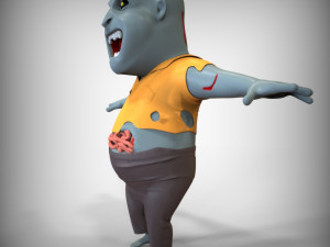 Fatso Zombie 3D Model