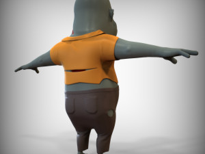 Fatso Zombie 3D Model