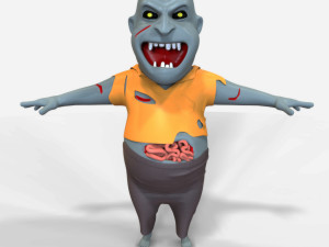 Fatso Zombie 3D Model