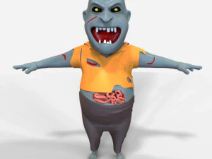 Fatso Zombie 3D Model