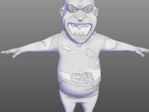 Fatso Zombie 3D Model