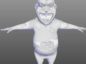 Fatso Zombie 3D Model