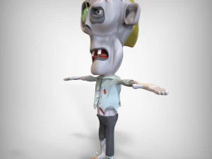 Zombi gru&ntilde;&oacute;n Modelo 3D