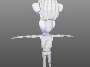 Zombi gru&ntilde;&oacute;n Modelo 3D