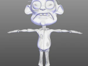 Beau zombie Modèle 3D