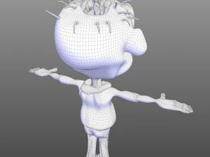 Beau zombie Modèle 3D