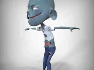 Kiddo Zombie 3D Model