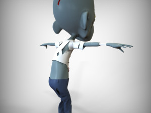 Kiddo Zombie Model 3D