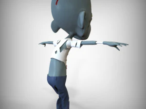 Kiddo Zombie 3D Model