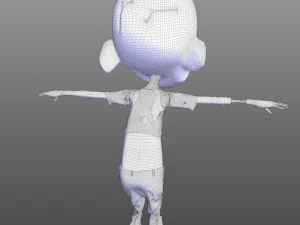 Kiddo Zombie 3D Model