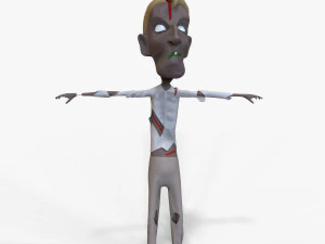 Skinny Zombie 3D Model