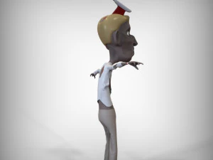 Skinny Zombie 3D Model
