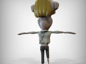 Cartoon Zombie Pack 3D-Modell
