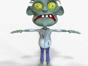 Cartoon Zombie Pack 3D-Modell