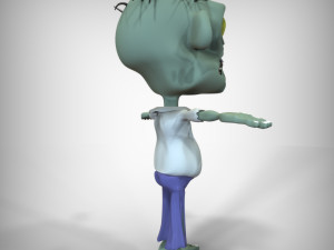Cartoon Zombie Pack 3D-Modell