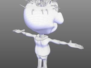 Cartoon Zombie Pack 3D-Modell