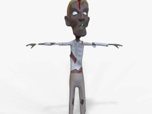 Cartoon Zombie Pack 3D-Modell