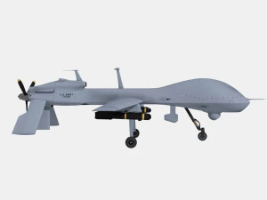 MQ-1C Szary Orzeł Model 3D