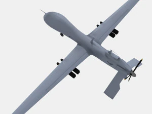 MQ-1C Szary Orzeł Model 3D