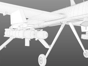 MQ- 1 Predator 3D Model