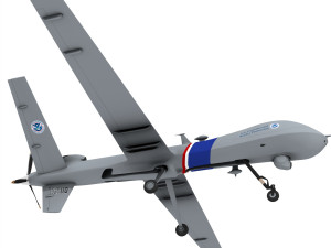 MQ-9 Reaper US Border Security 3D मॉडल
