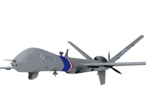 MQ-9 Reaper US Border Security 3D मॉडल