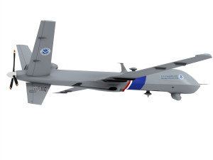 MQ-9 Reaper US Border Security 3D मॉडल