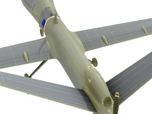 MQ-9 Reaper US Border Security 3D मॉडल