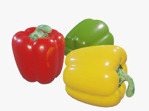 Piment&atilde;o Modelo 3D