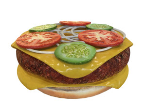 Cheeseburger 3D Model