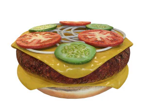 Cheeseburger 3D Model