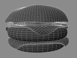 Cheeseburger 3D Model