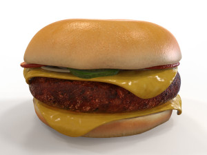 Cheeseburger 3D Model