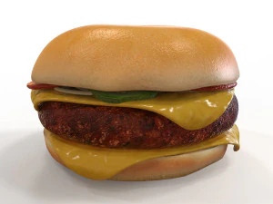 Cheeseburger 3D Model