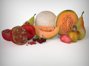 Domestic Fruit Collection 3D Models