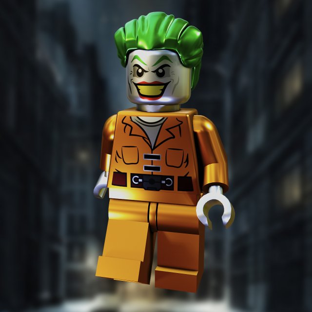 DC Comics Jack Napier AKA The Joker 3D Модель .c4d .max .obj .3ds .fbx .stl .blend 