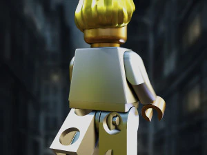 Dr Harley Quinn Lego 3D Model