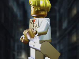 Dr Harley Quinn Lego 3D Model
