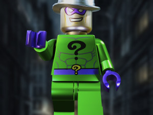 DC Comic Edward Nashton aka The Riddler Lego Model 3D