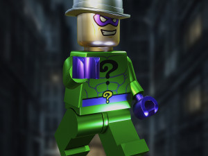 DC Comic Edward Nashton aka The Riddler Lego Model 3D
